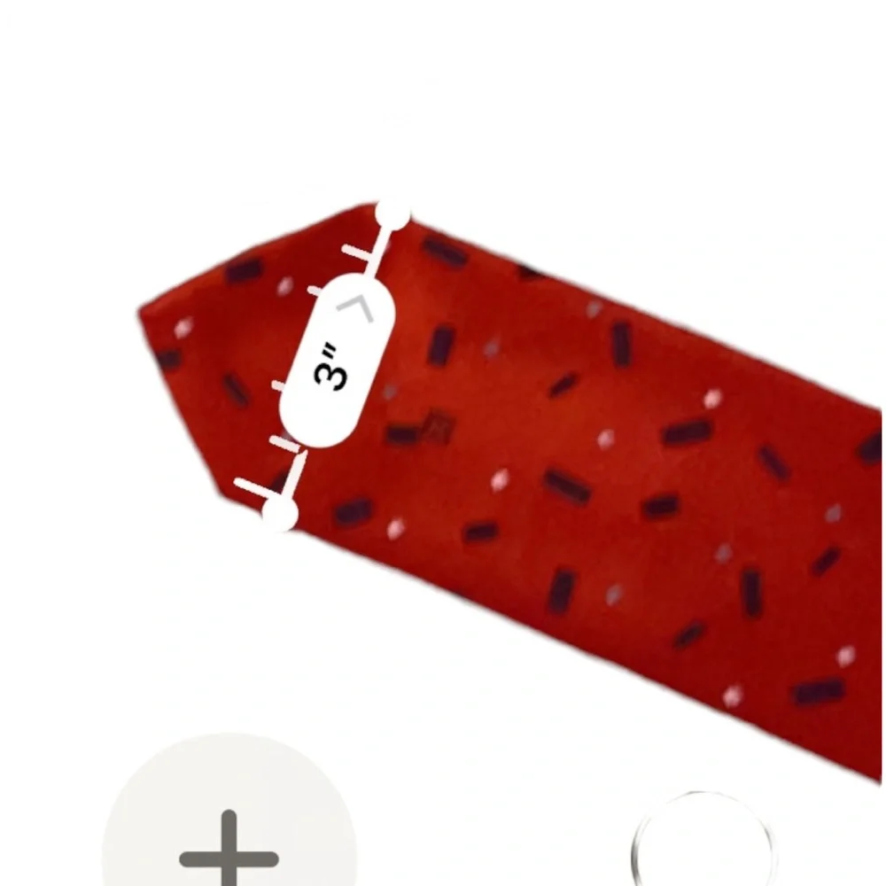Givenchy Monsieur Red Logo Tie